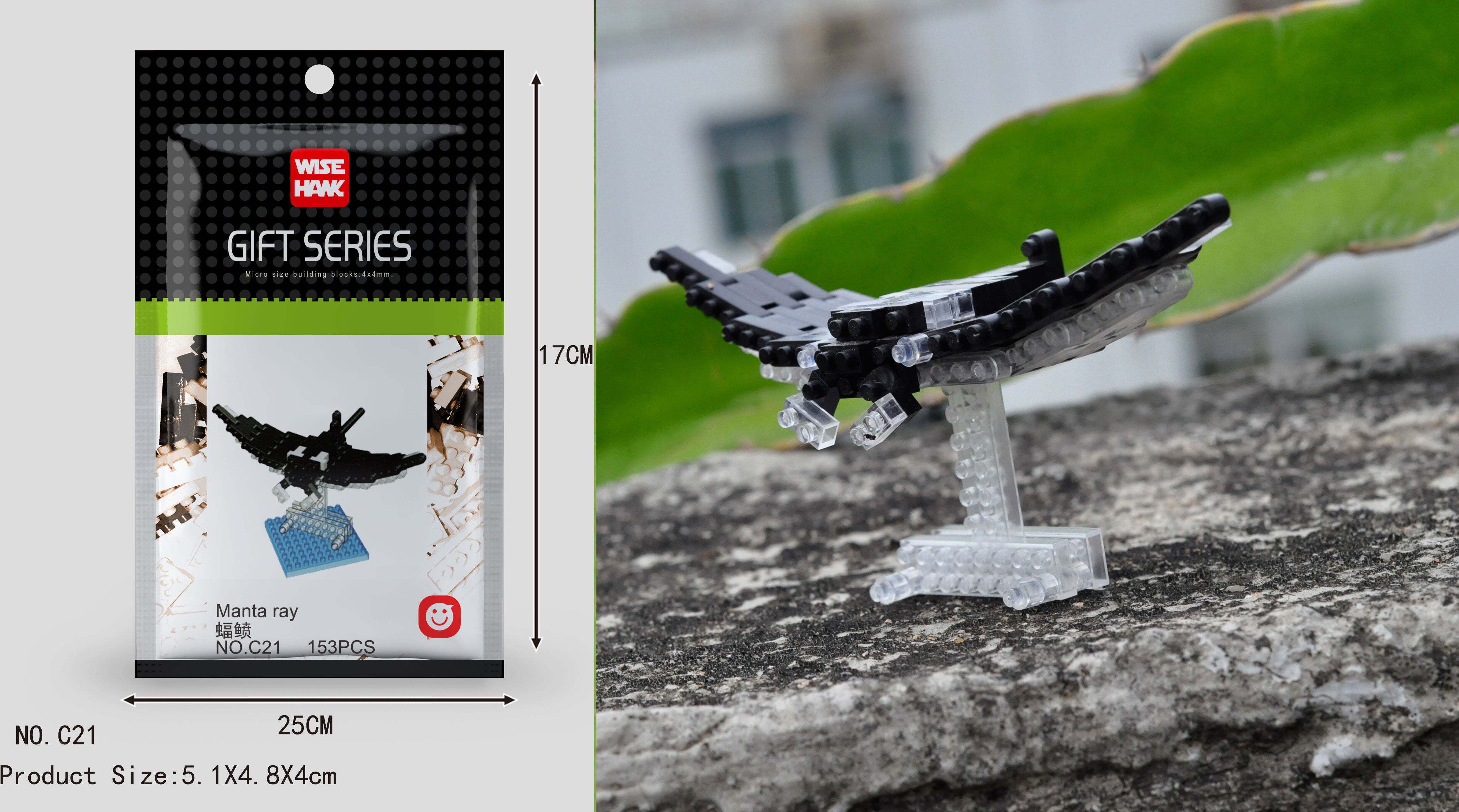 Tinisu Mantarochen Figur Bausteine Modell LNO Micro-Bricks TB47