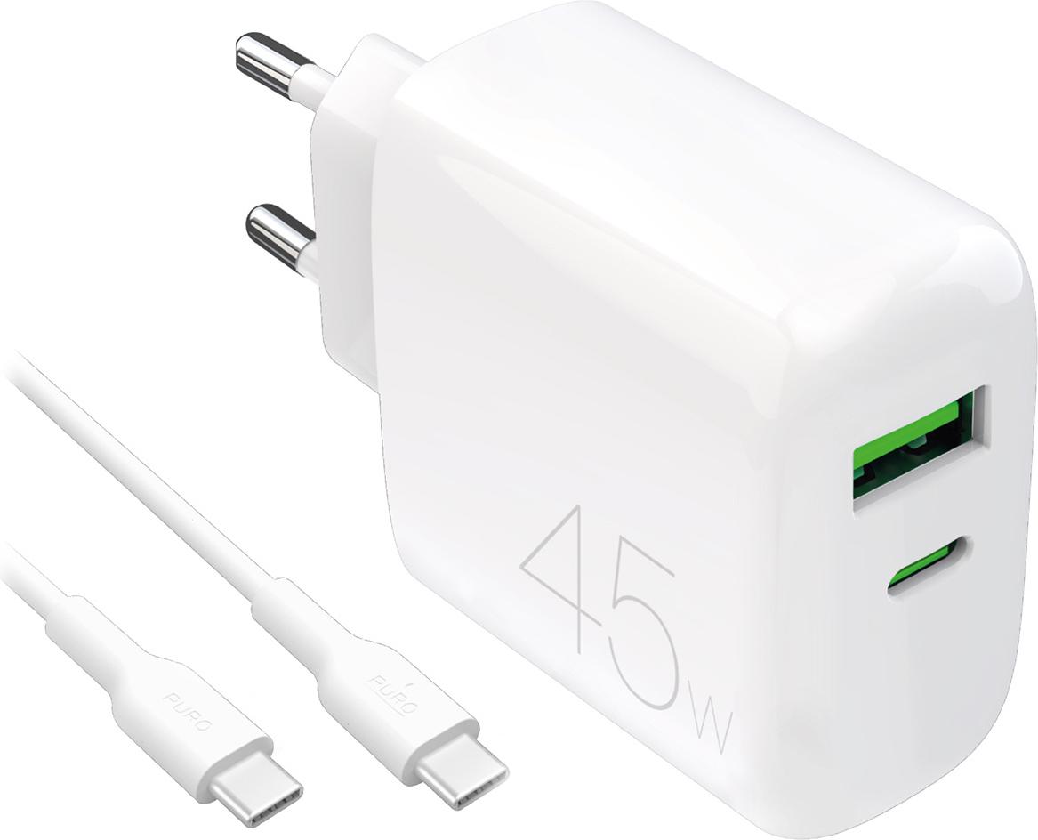 PURO PUTCUSBAC45WDYKCCWHI, Vnútorný, AC, 1,2 m, Biela