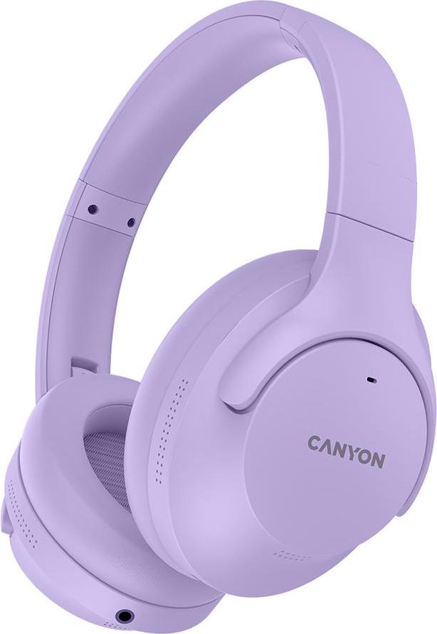 Canyon Wireless Kopfhrer, OnRiff 10, Bluetooth, Mikrofon, aktive Geruschunterdrckung, lila CNS-CBTHS10PU