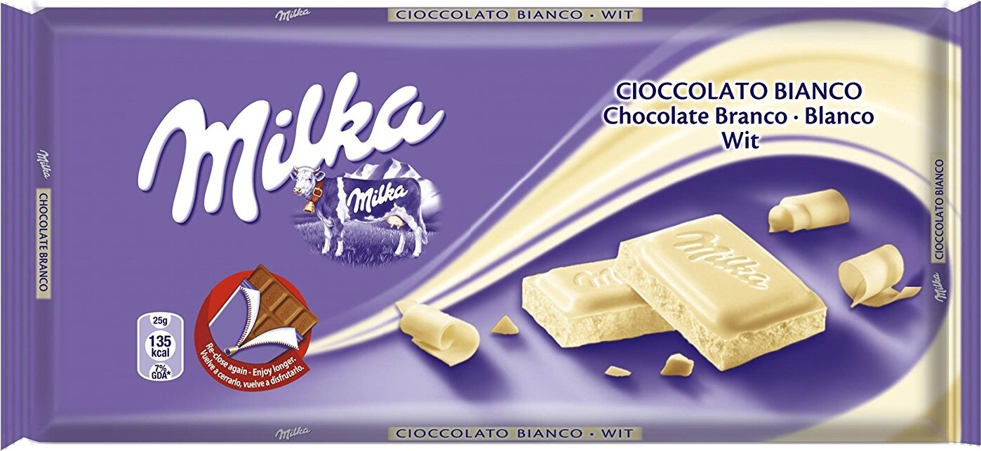 Milka 329800 Milka Wei e Schokolade Schokolade 100 0 G