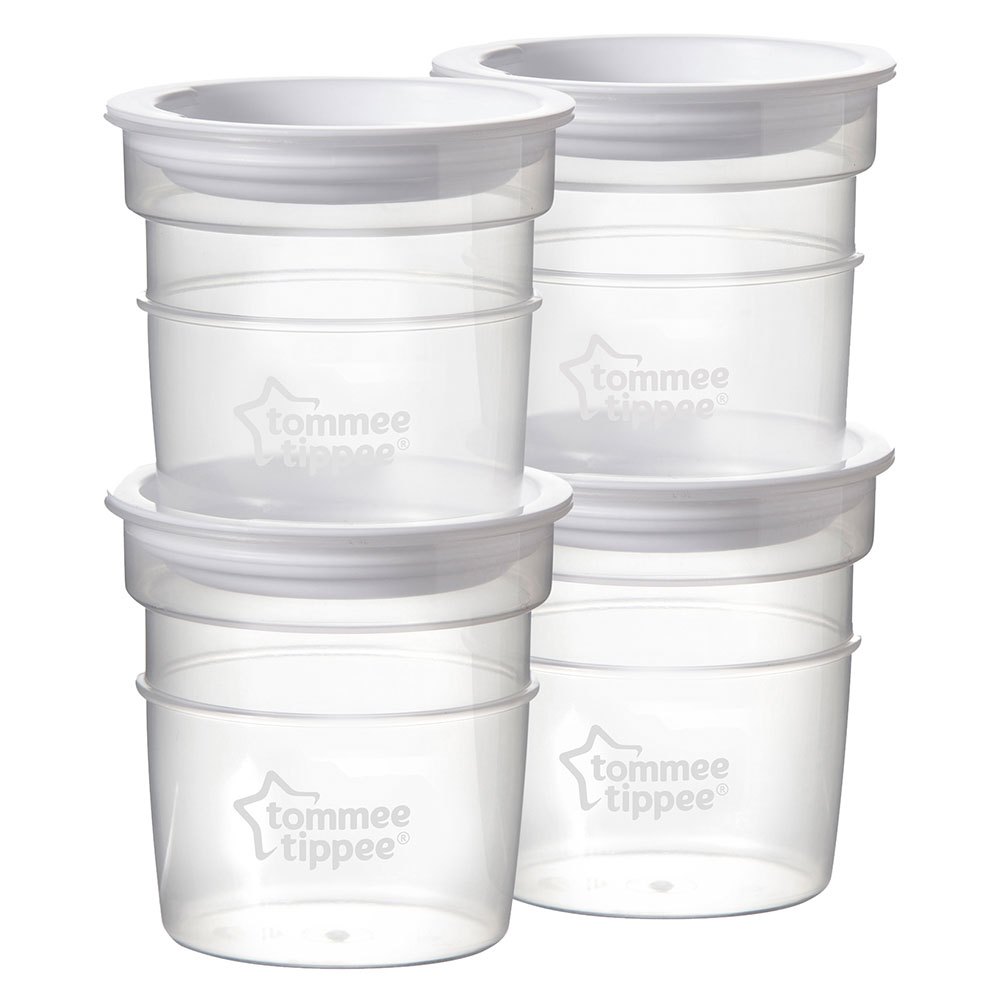 Tommee Tippee Breast Milk Pots X4 Clear 60 ml 22730/42301041