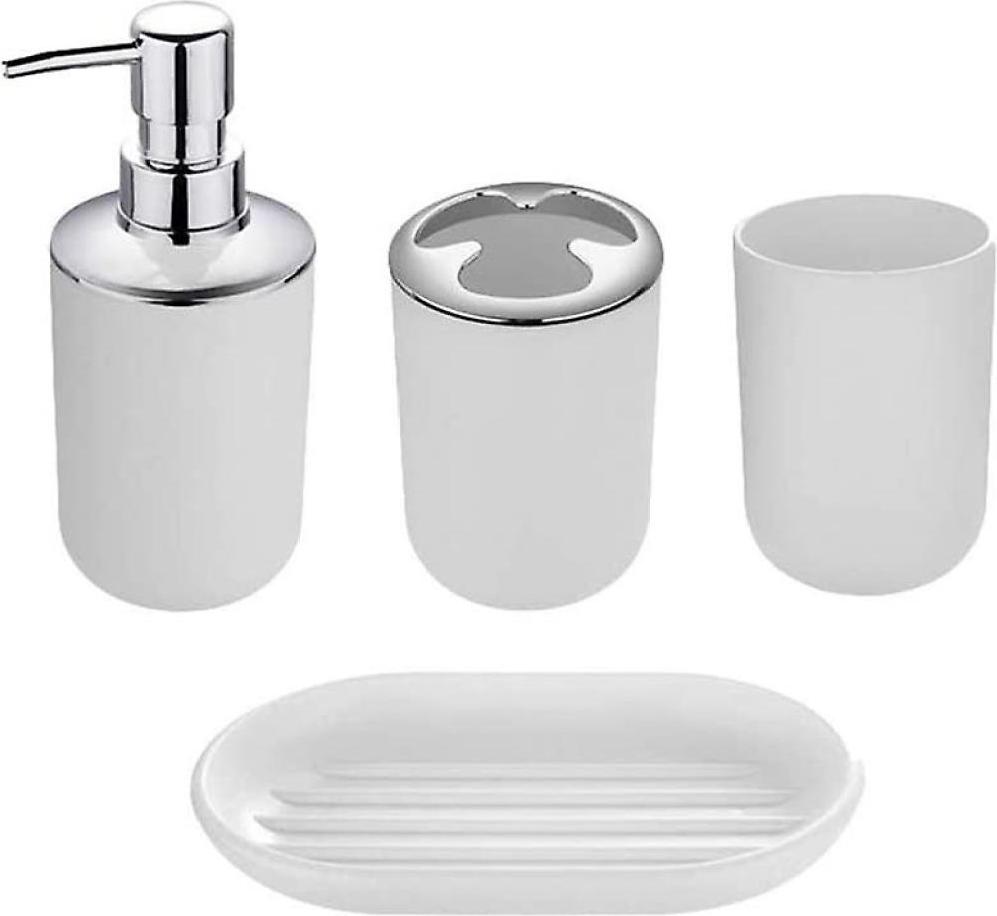 Einemgeld Badezimmer-Accessoire-Set, 4-teiliges Set mit Badezimmeraccessoires, Seifen-Set K-PCXJ-20260103-105