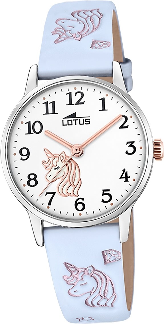 Lotus Leder Jugend Kinder Uhr Armbanduhr blau Elegant Classic D2UL18865/3