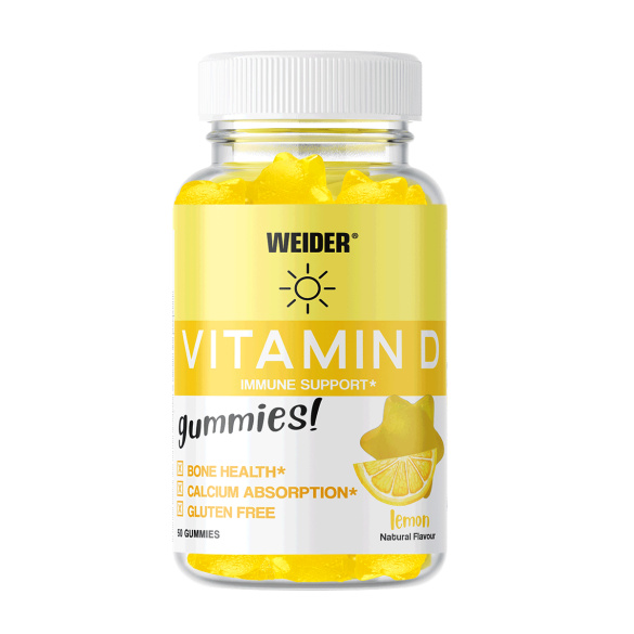 Weider Vitamin D Gummies (50) Lemon - Vitamine, Mineralien & Gesundheit - Vitamine WGU105906