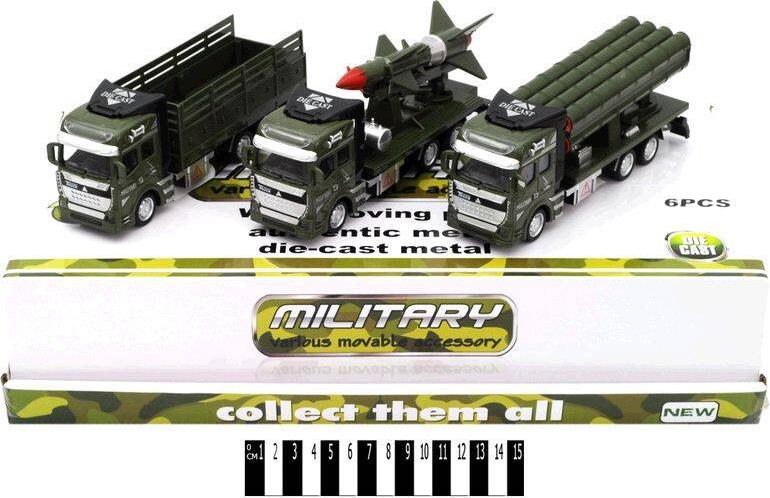 MAKSIK IMPORT LKWs Metall 6 Stück Art.-Nr. 2211-5