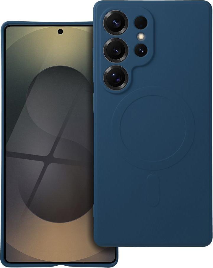SILIKÓNOVÝ KOV na mobilný telefón kompatibilný s MagSafe vhodný pre SAMSUNG S25 Ultra blue