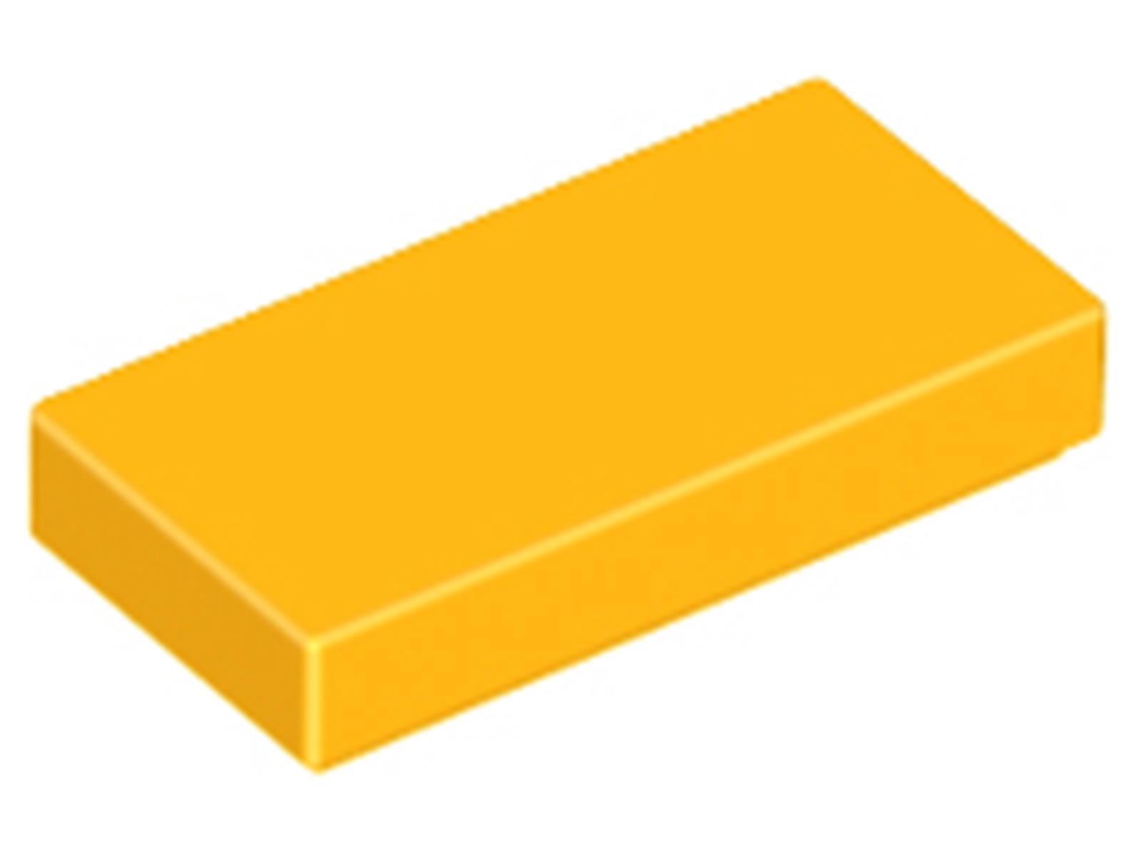 Lego® 1x2 dlaždice 3069 - 10 kusov Svetlá svetlooranžová