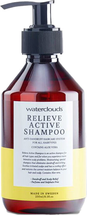 Waterclouds Relieve Anti Dandruff System Active Climbazole Shampoo 250 ml Waterclouds Relieve Active Shampoo