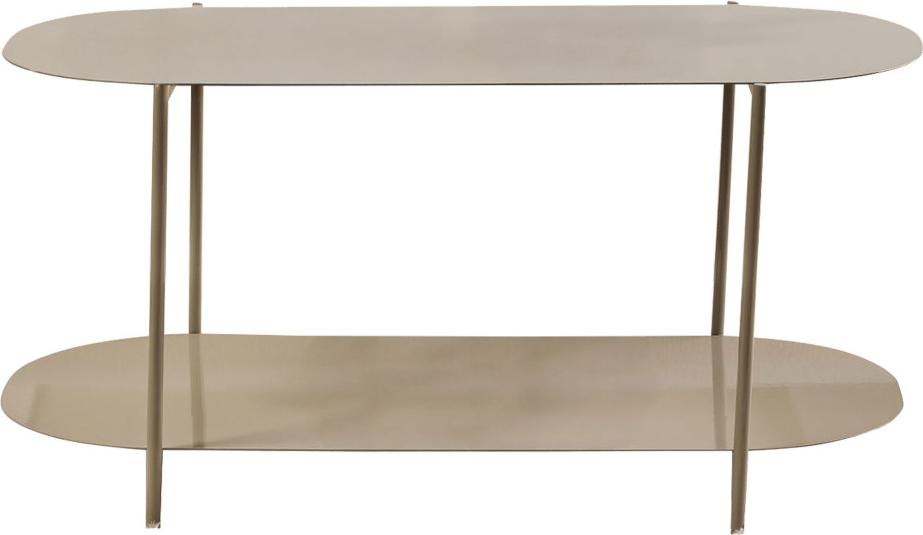 Drawer - Ovale Metall-Couchtisch 100x51 cm - Mol 1760077