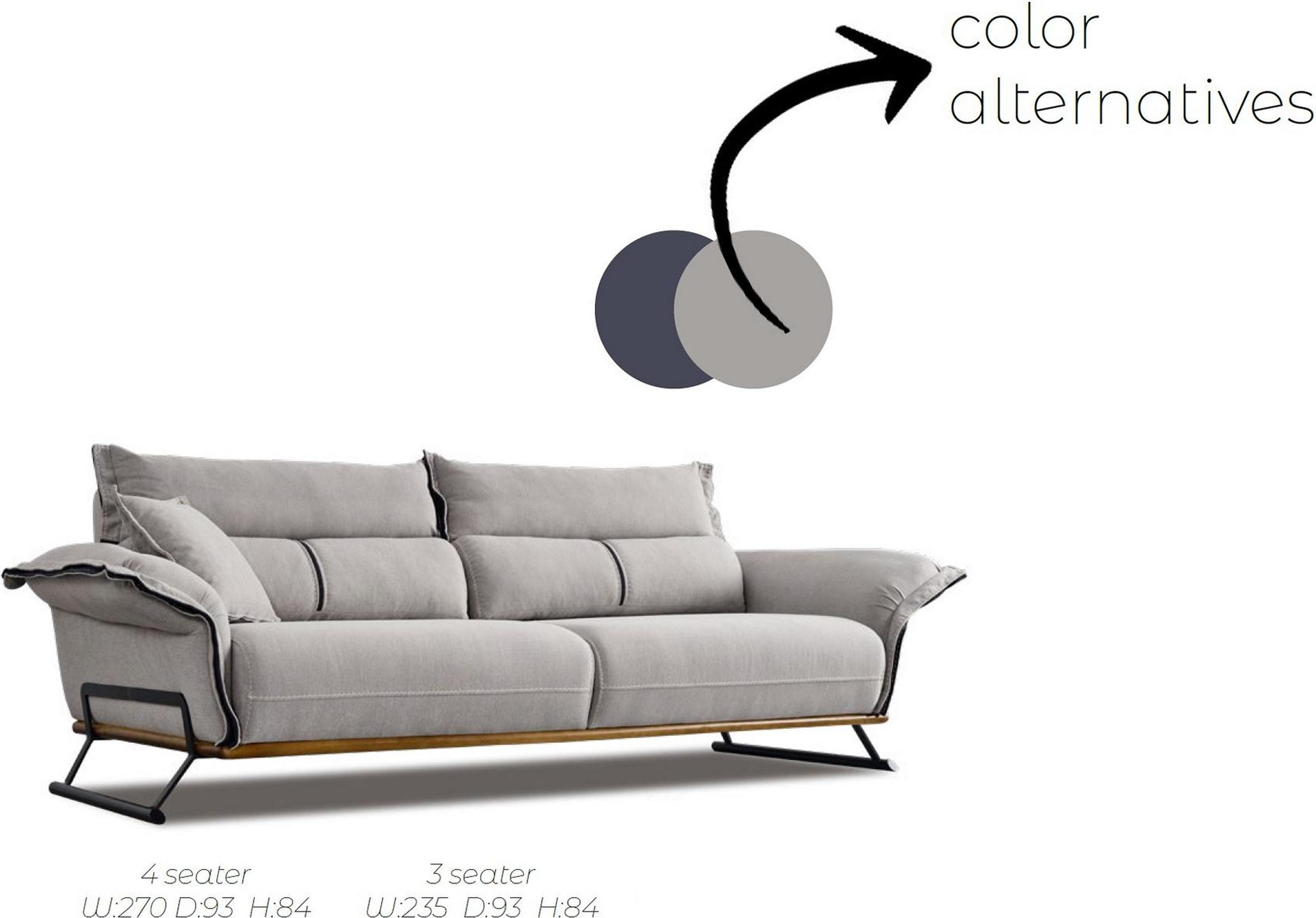 Sofa 3 Sitzer Sitz Modern Design Couchen Polster Einsitzer Relax Dreisitzer Neu