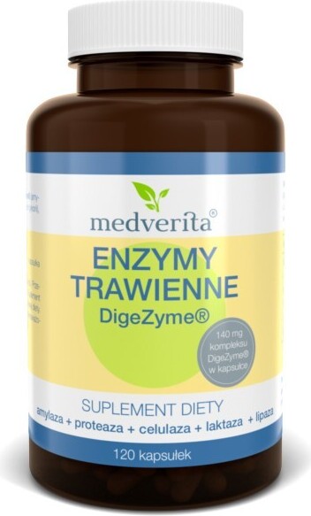 Medverita Verdauungsenzyme – 120 Kapseln, Unterstützung für Darm & Verdauung