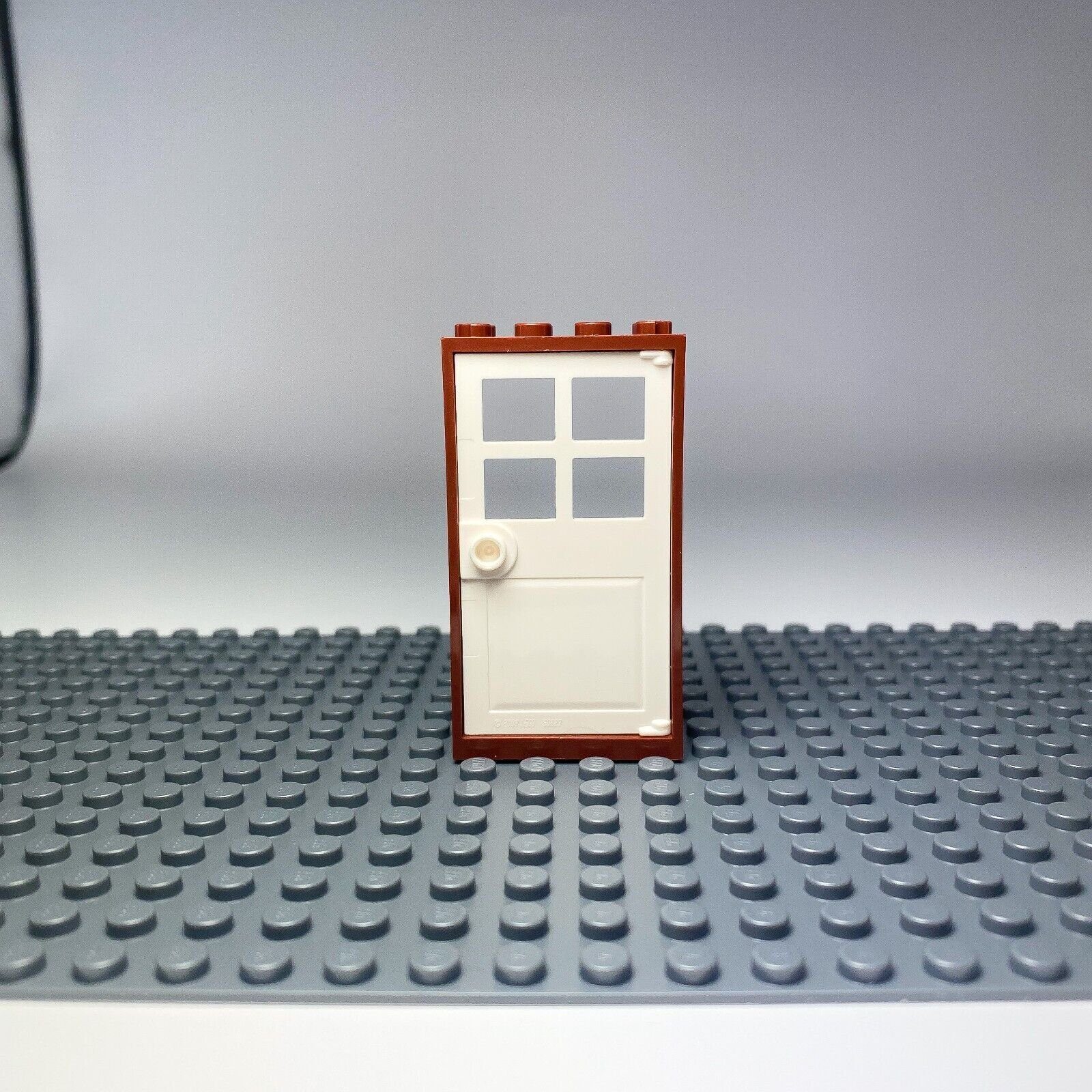 LEGO® 2x4x6 Dvere s bielym a hnedým rámom pre dom, stavebnica NOVINKA! Množstvo 50x