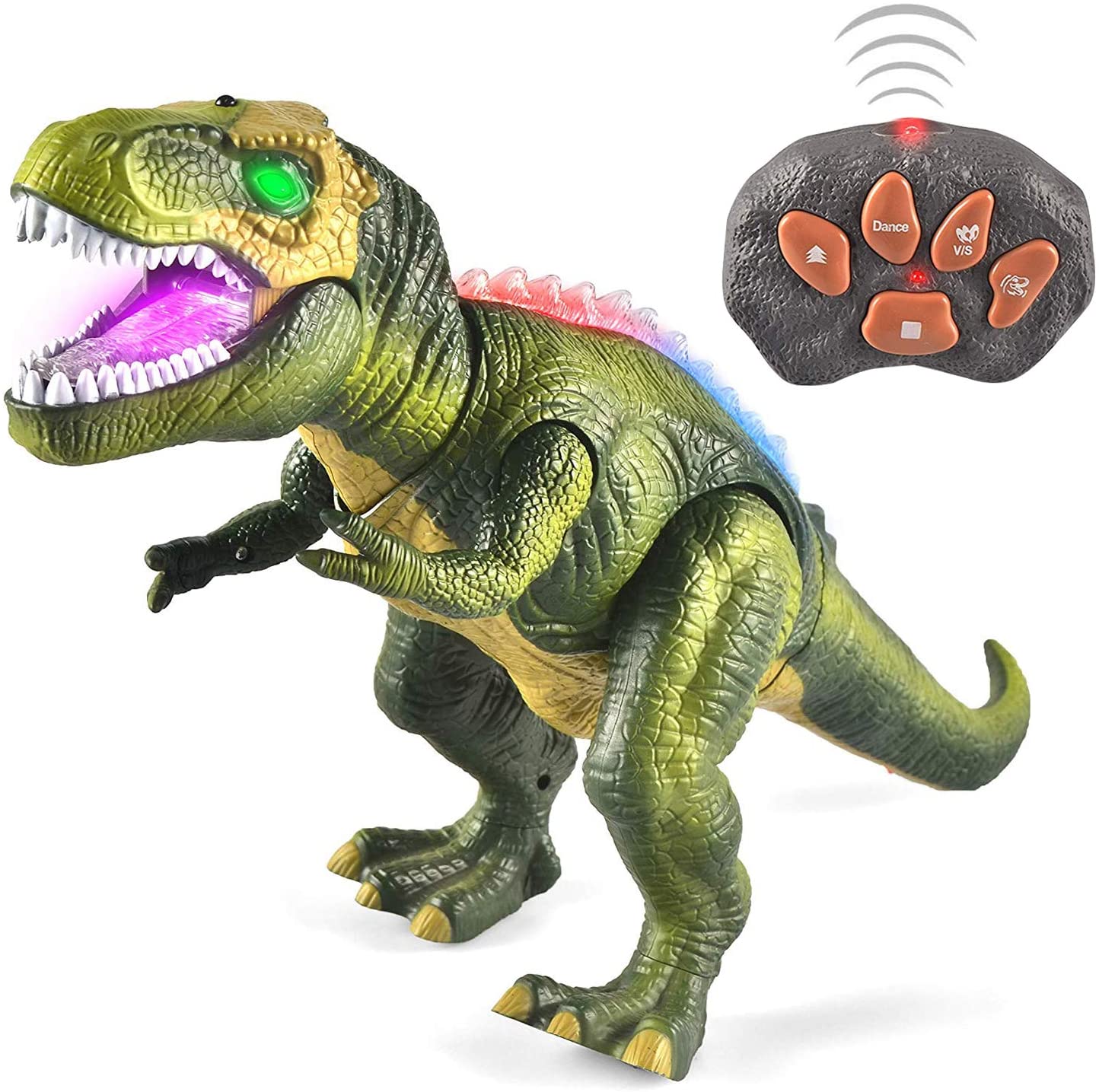 DE Kinder Elektrische Tyrannosaurus Dinosaurier Aktion Beleuchtung mit Led 