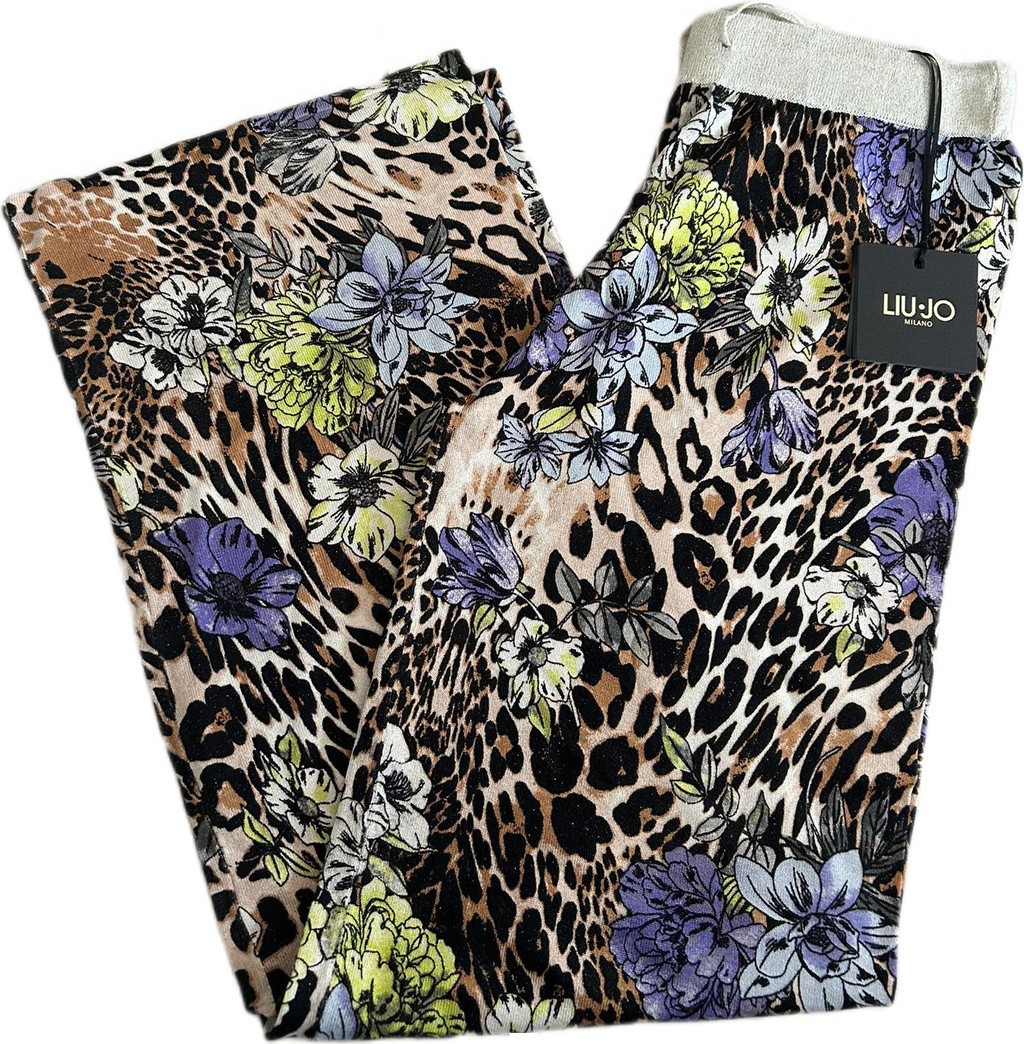 Damenhose Liu Jo Bloom Tierglocke Stoff S