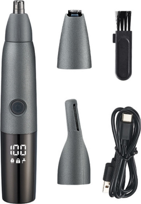 kuny 3 in 1 Nasenhaarschneider, Schmerzloser Nasenhaarentferner, Nasenhaarschneider, Bartschneider, Ohrhaarschneider, Nasentrimmer, IPX7 Wasserdicht
