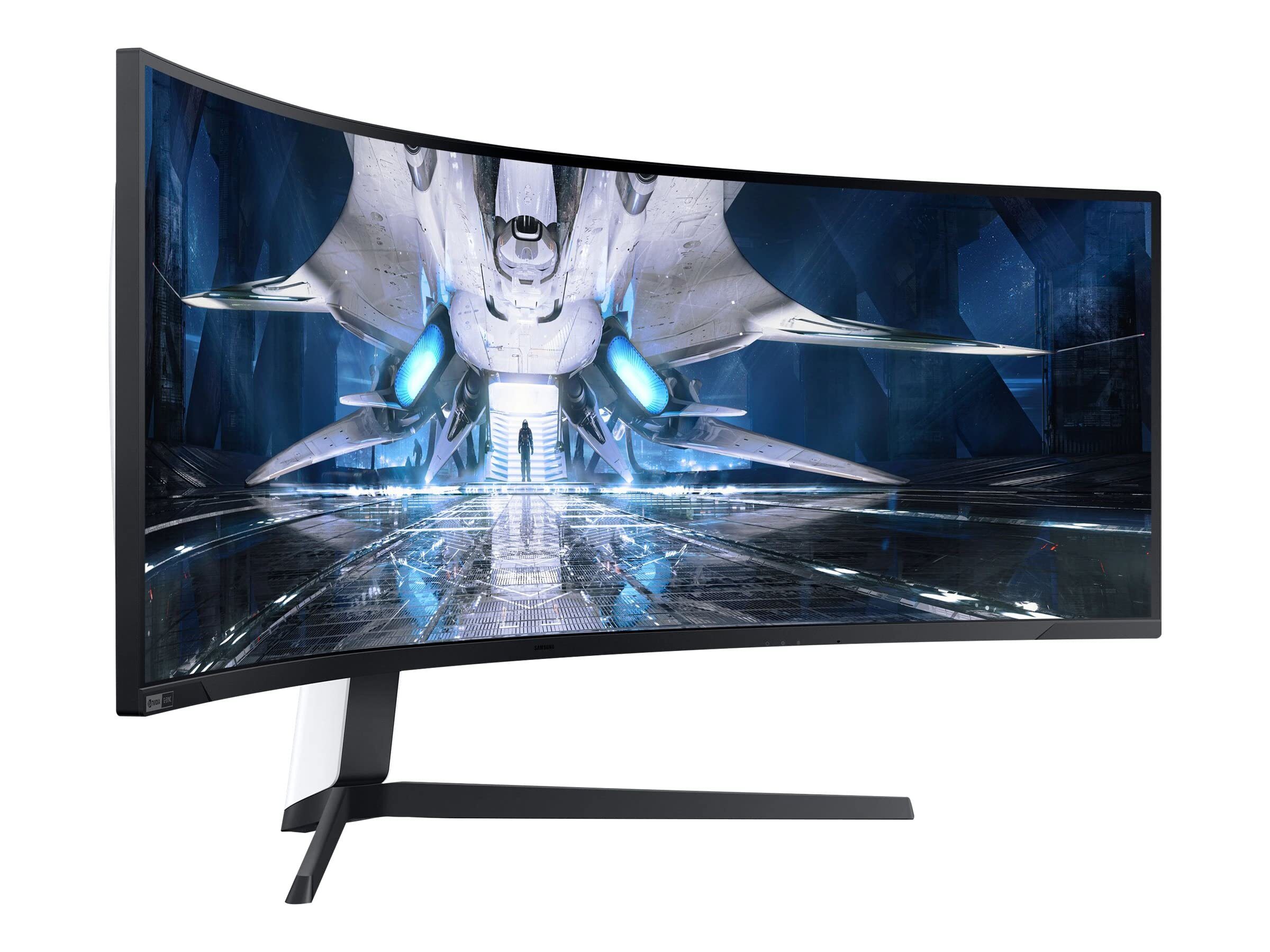 Samsung LS49AG950NUXEN, 124,5 cm (49"), 5120 x 1440 px, DQHD, QLED, 1 ms, Biela