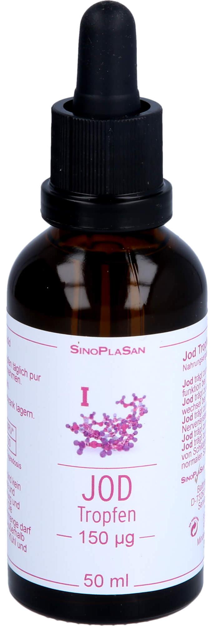 SinoPlaSan AG SinoPlaSan Jod Tropfen 150 ug, 50 ml Lösung 16822715