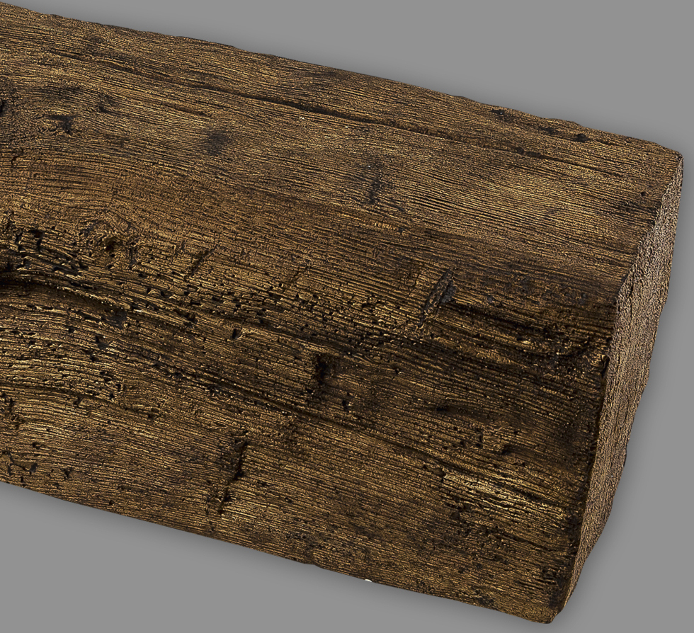 Sachex HOMESTAR Deckenbalken Eiche dunkel, Holz Imitat, 12 x 12 cm, Länge 2 m 19510