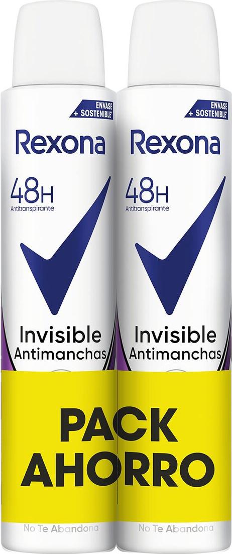 Deodorant Rexona 48h Invisible 200 ml (2 Stück) S7928945