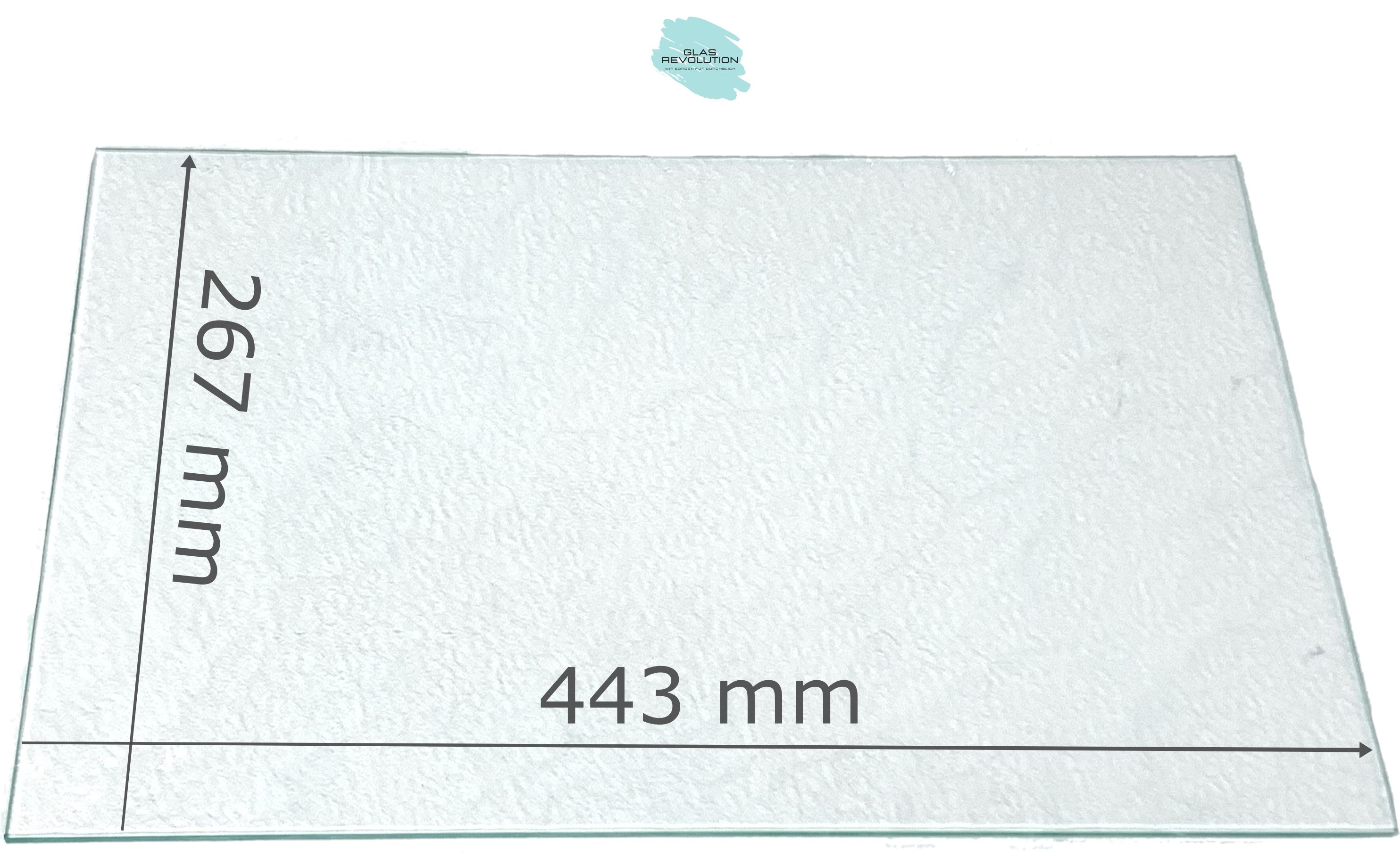 Zusch.-entsch.=32€/m² Glasboden Kühlschrank Einleger Eisfach,Einlegeboden 4mm 