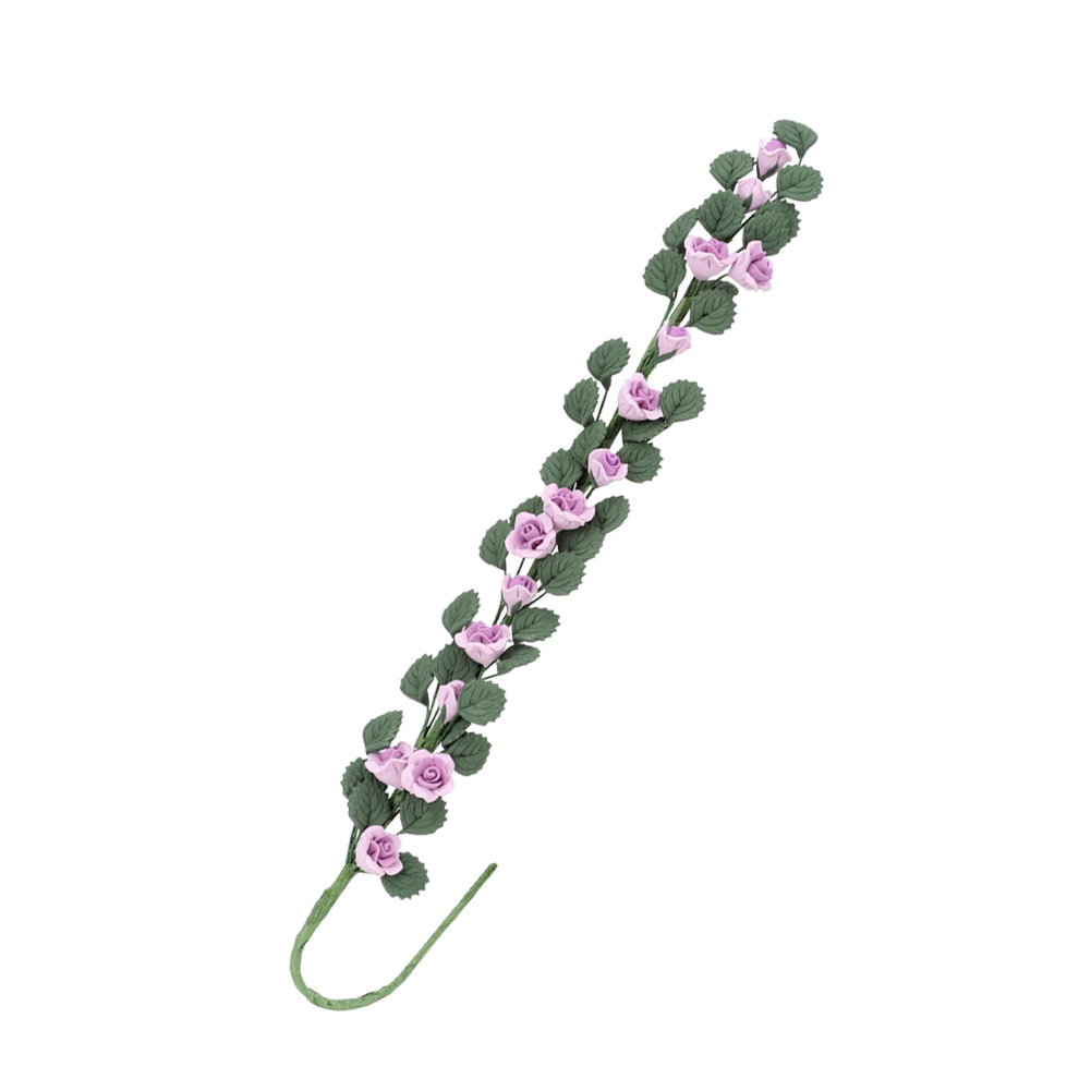Cocosity Puppenhaus Blume,Puppenhaus Garten Dekoration,Puppenhaus lange Bouquet,Mini Rose String,Puppenhaus dekorative Accessoires