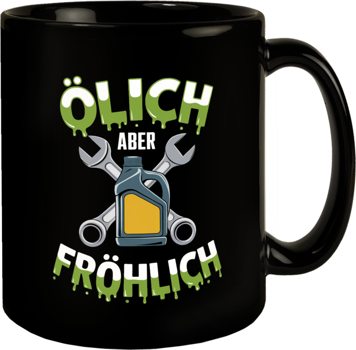 speecheese Ölich Aber Fröhlich Tasse für Mechaniker