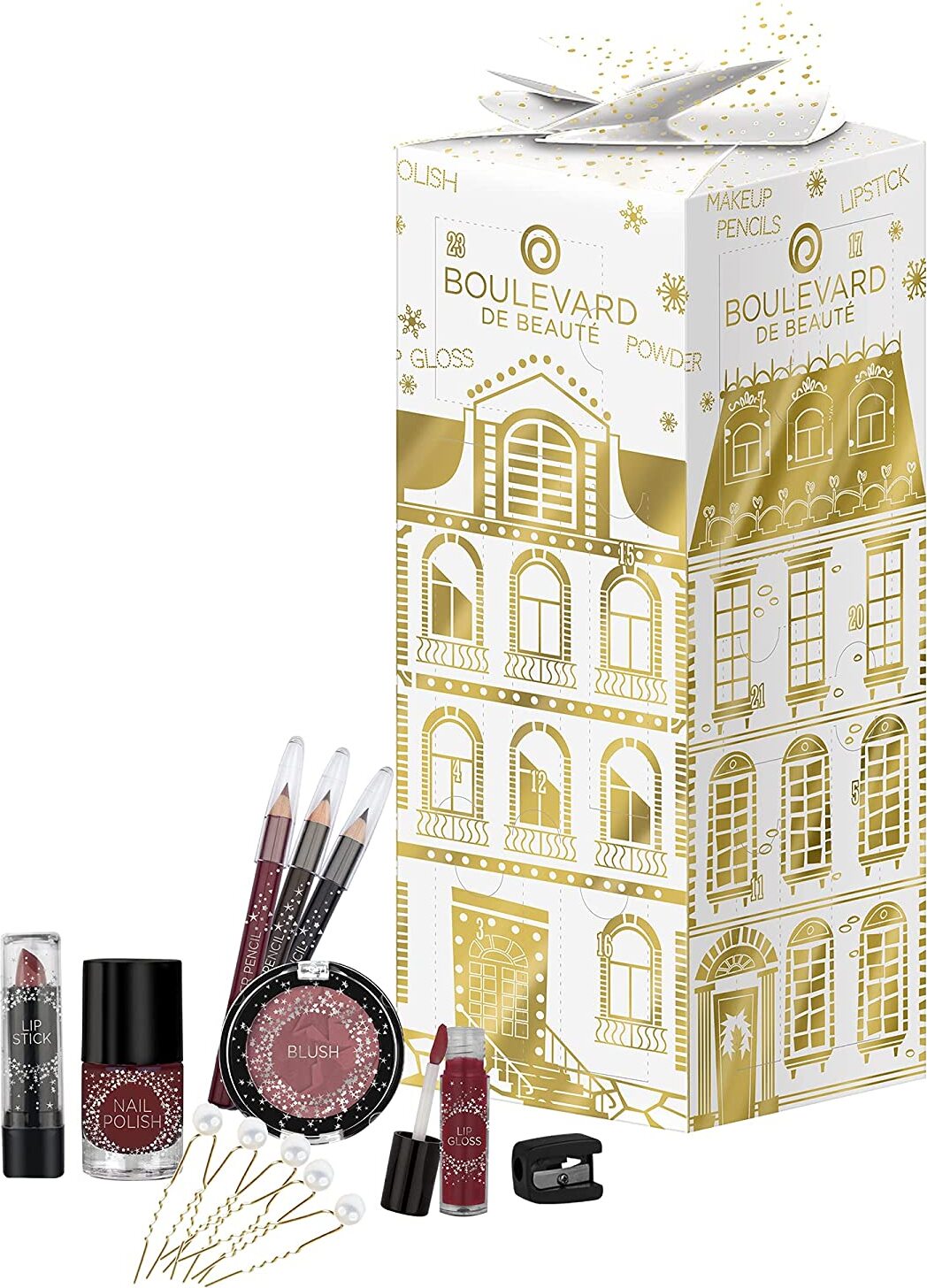 Boulevard de Beauté kozmetický adventný kalendár, Krása v meste 24 make-upových prekvapení