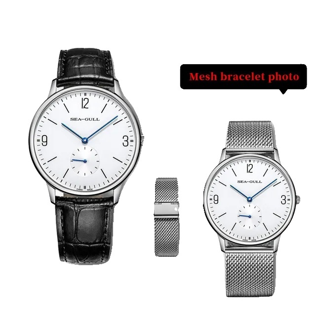 Mechanické hodinky, ultratenký dizajn, vodotesné zafírové sklíčko, 819176004