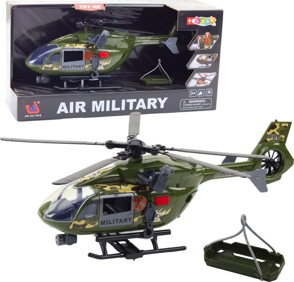 Lean Militärhubschrauber Military Hook Stretcher Lights Sounds 1:12