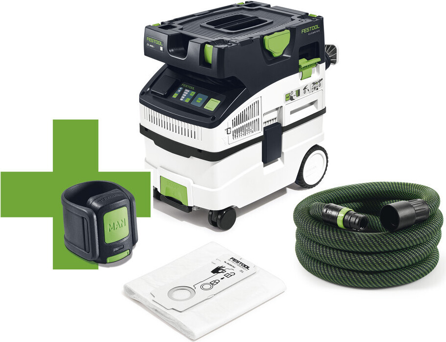 Festool CTL MIDI I CT-F CLEANTEC mobilný vysávač 15 l prachovej triedy L ( 578038 ) + diaľkové ovládanie Bluetooth + príslušenstvo