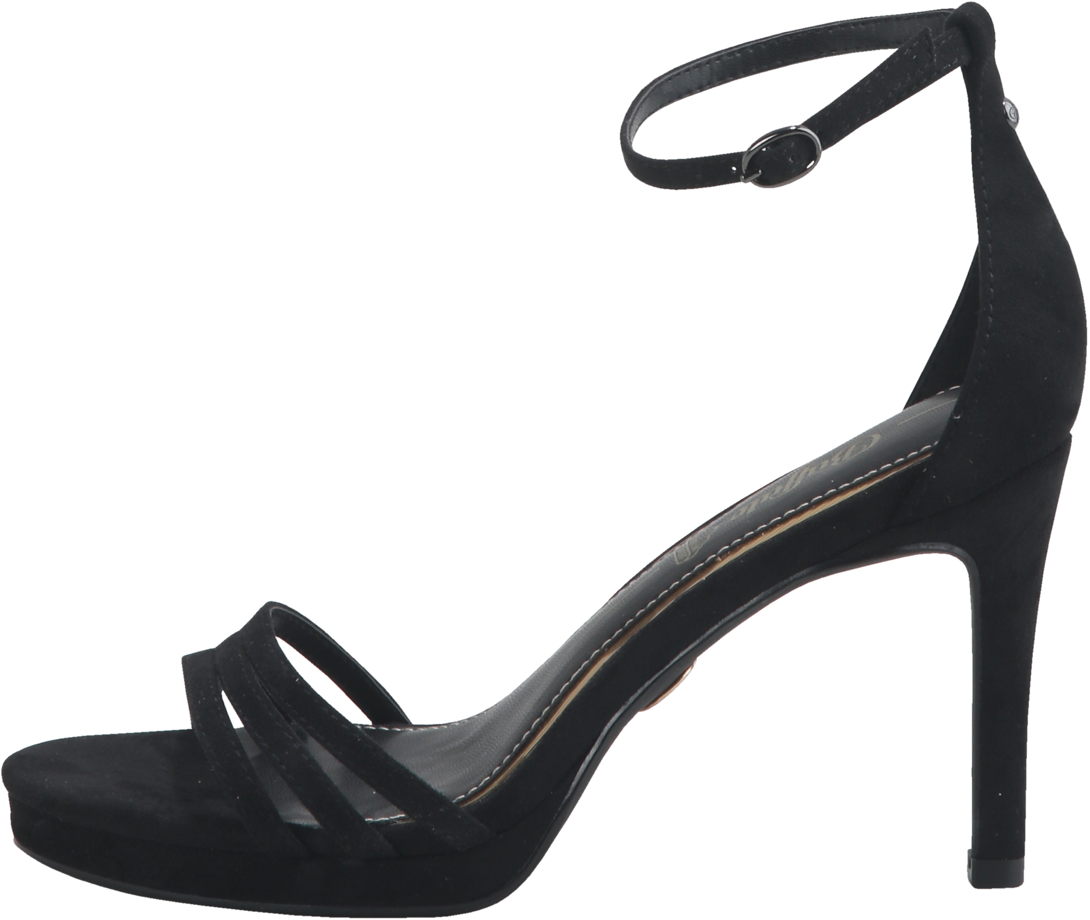 Buffalo Melissa 2 - Sandal Heel - Imi Suede - Schwarz Kunstleder Größe: 39 Normal 1291265