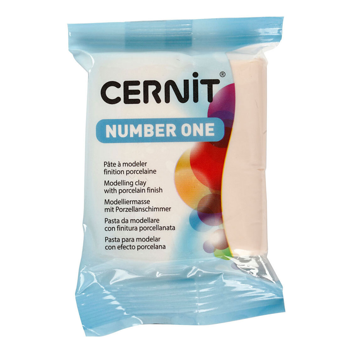 Cernit Polymer Clay N°1 Polymer-Ton Rose Beige 56 g CE0900056425C