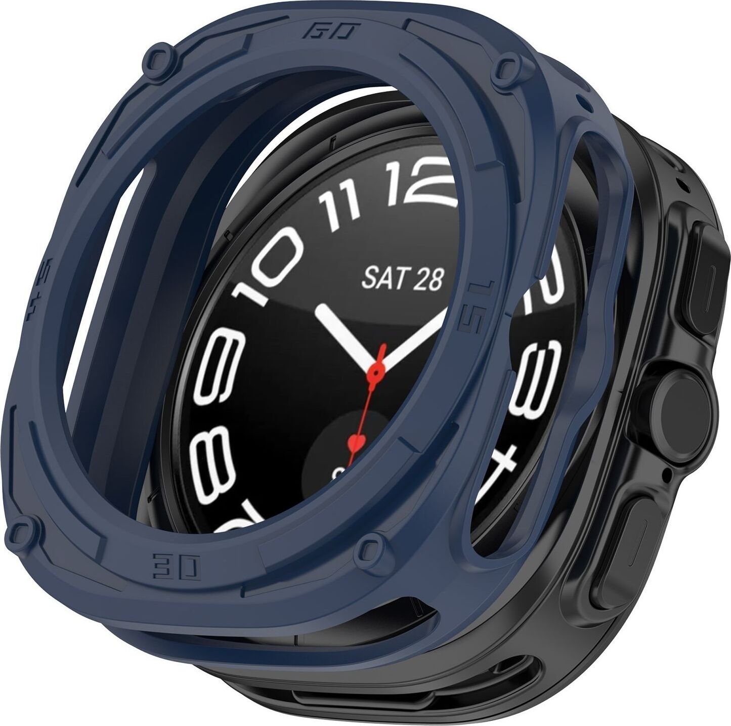 Pre Samsung Galaxy Watch Ultra 47mm pancierované puzdro TPU Blue