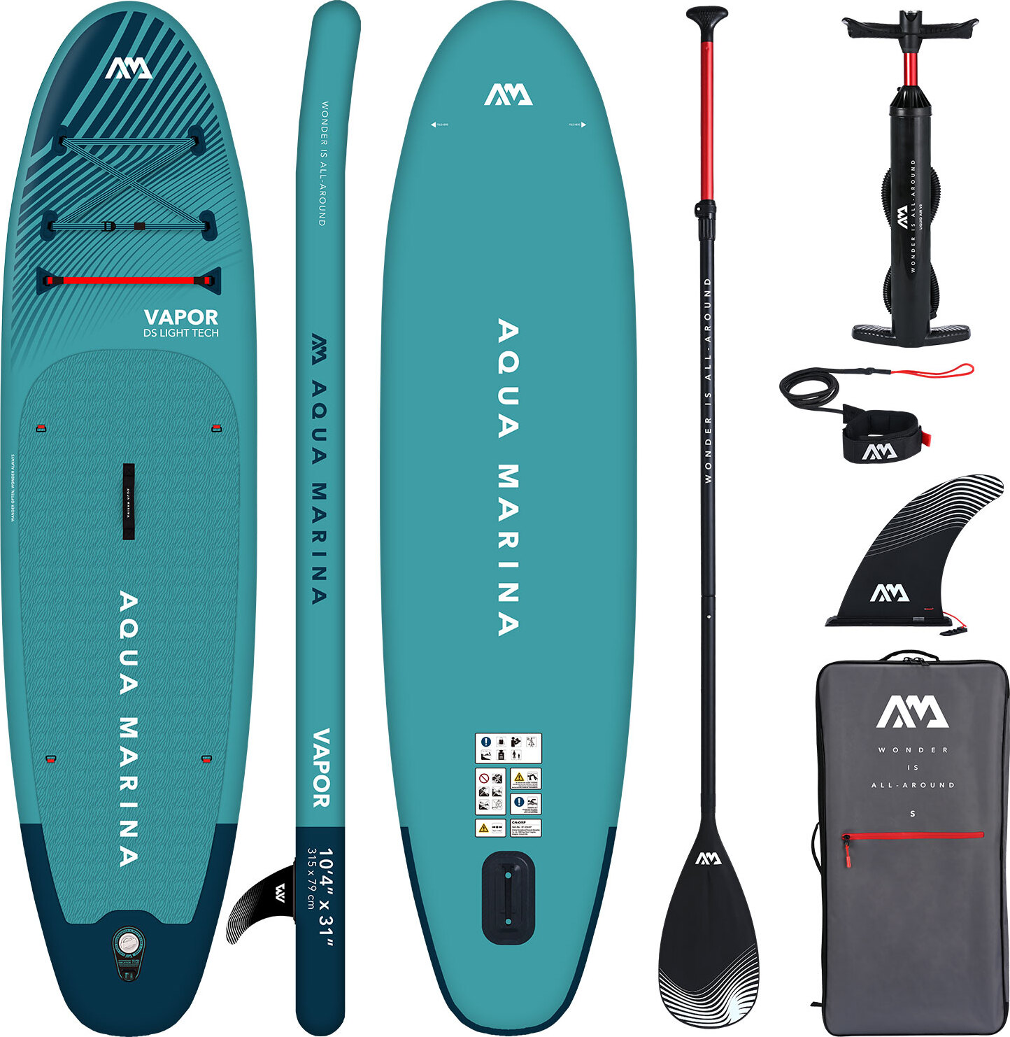 Aqua Marina Vapor Aqua Splash 10’4’’ (315 cm) Paddleboard