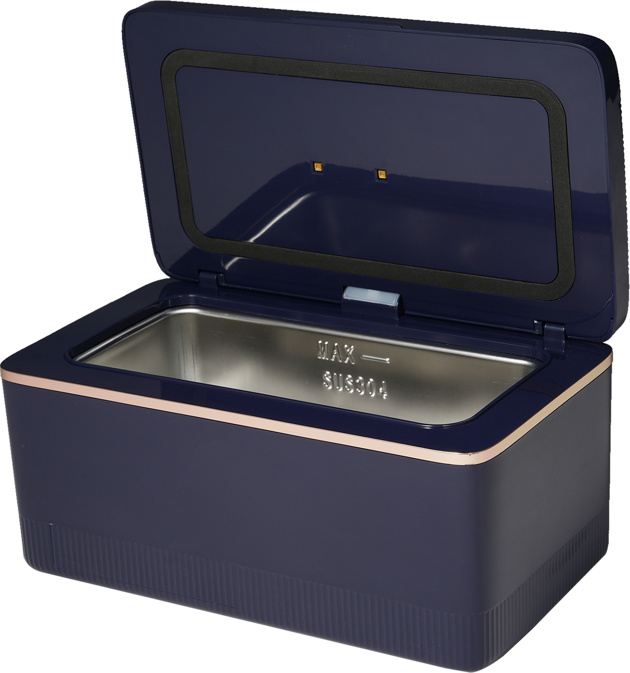 Douself Ultraschall-Schmuckreiniger, 600 ml, UV-Haushalts-Ultraschallreiniger, 43 kHz, tragbares Ultraschall-Reinigungsgeraet mit 2 Modi zum Reinigen von Schmuck, Brillen, Uhren, Ringen, Muenzen, Halsketten