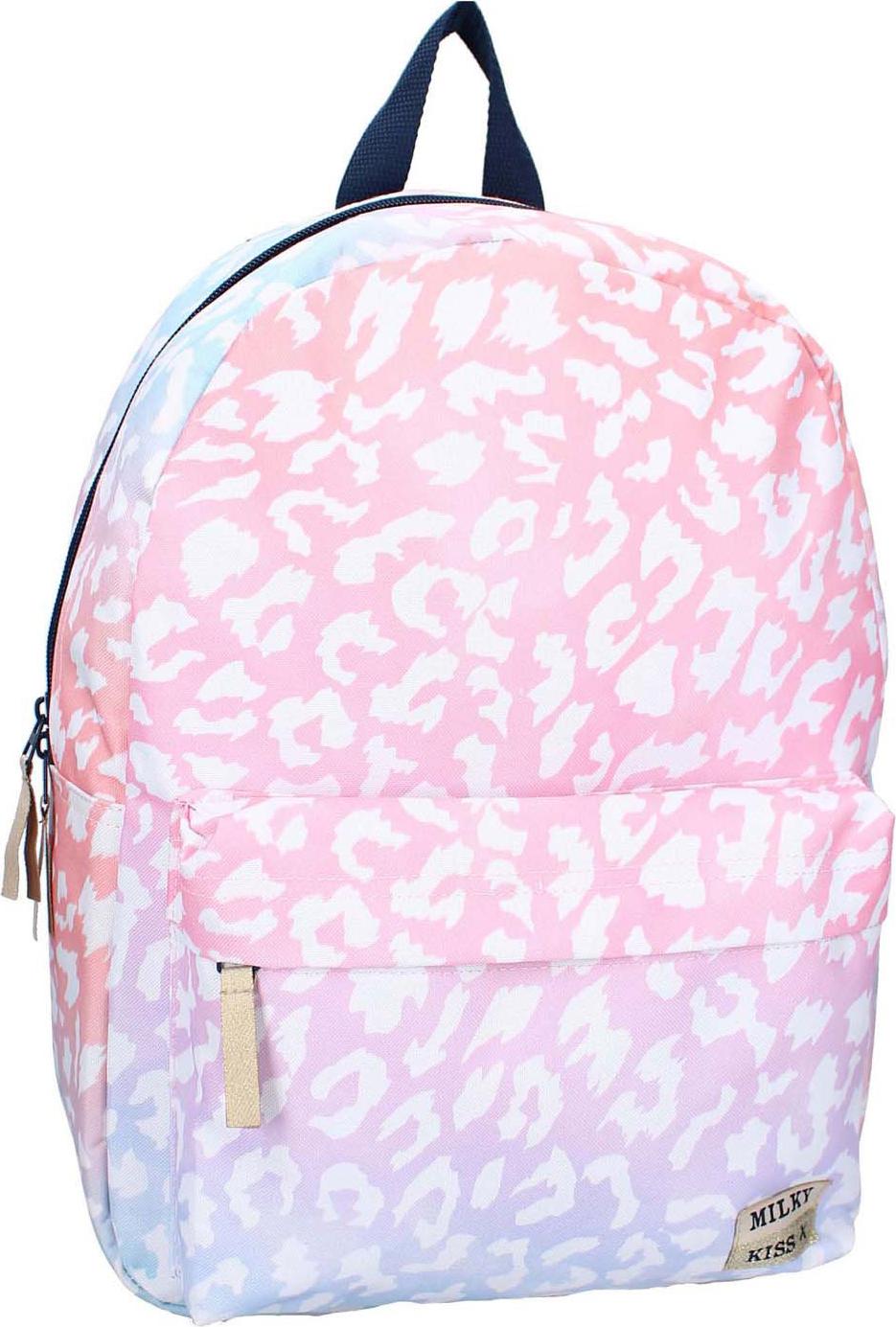 Milky Kiss Rucksack mit auffälligem Leopardenmuster VDB-82