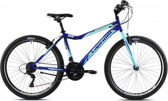 Horský bicykel Capriolo DIAVOLO DX 600 26"/17" tyrkysovo-modrý
