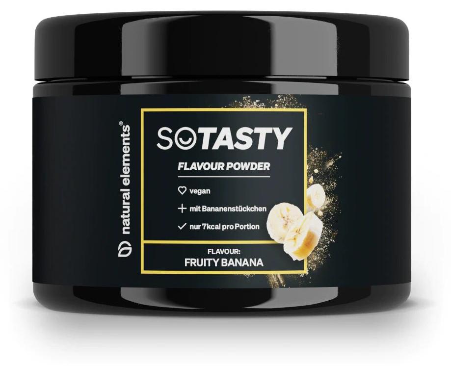 Natural Elements SoTasty Geschmackspulver - 200 g Pulver_für 67 Portionen / Fruity Banana 56467934314877
