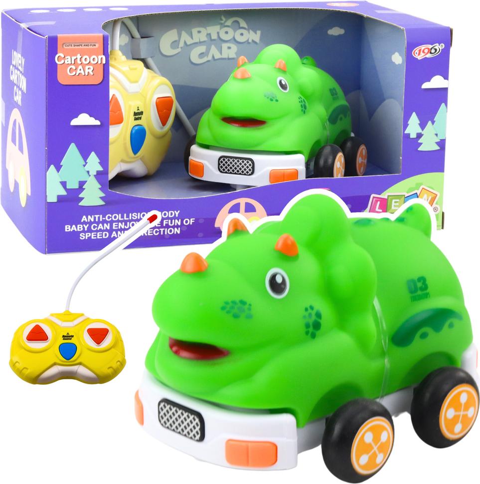 Lean Toys Ferngesteuerter Rc Baby Dinosaurier Grün