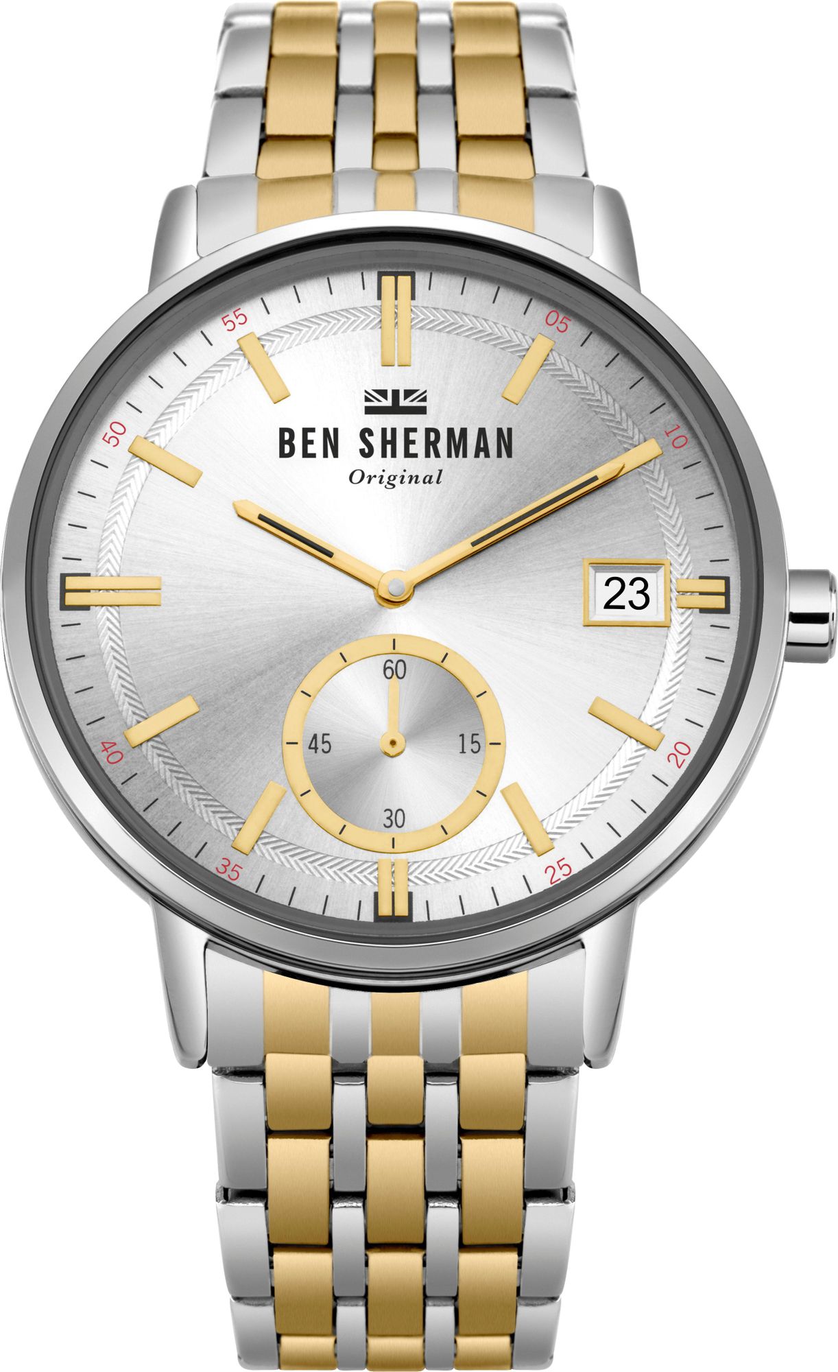 Ben Sherman WB071GSM Portobello Professional Date 41mm 3ATM