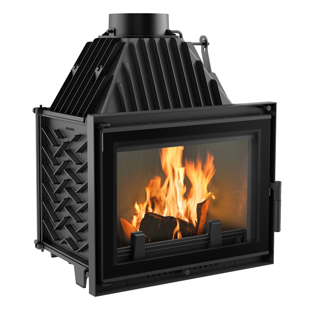 Liatinový krb Zuzia 15 kW Ø 200 deco