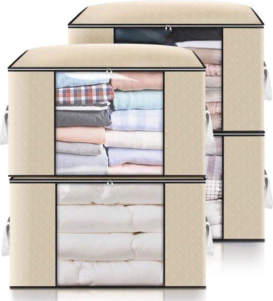 OEM Kleidungsorganizer Beige 4-teilig Schrankbox 2026