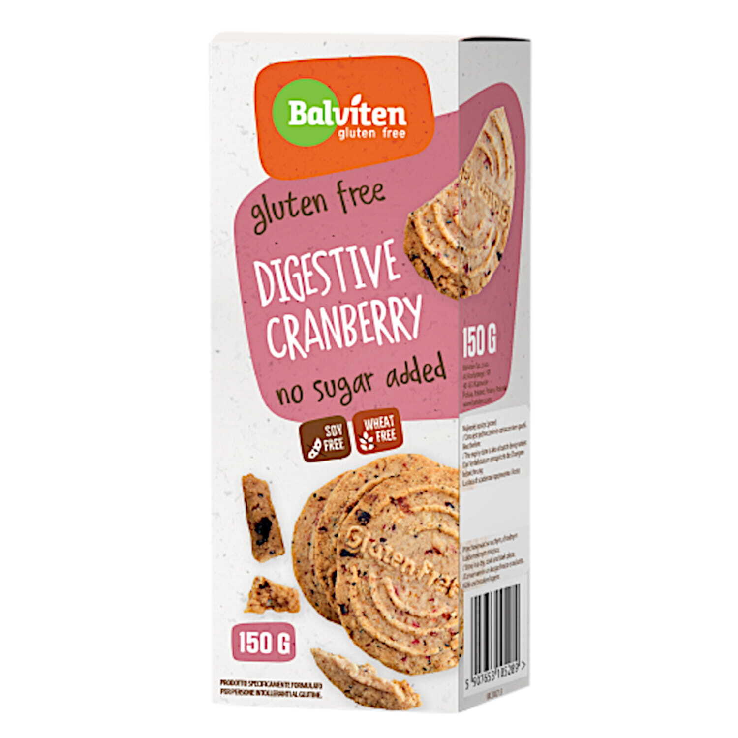 BALVITEN Haferkekse mit Cranberries 150g Glutenfrei