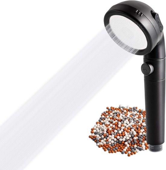 OEM EcoPower hogedrukdouchekop mit Spa-Filter, Mineraalsteenfilter, 3 Strahlstellen 2026