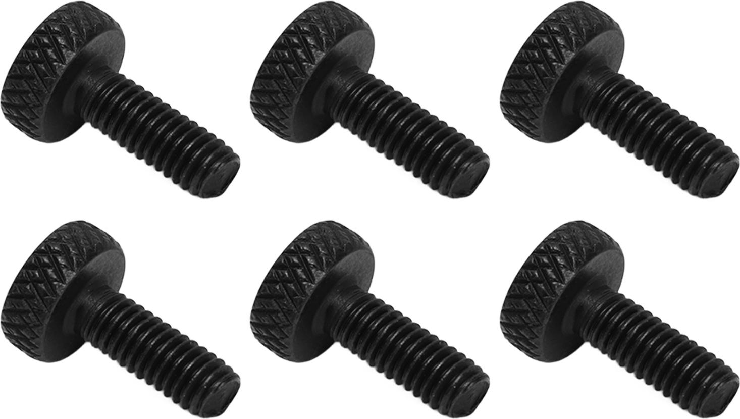 Cocosity Tremolobrcke Saitenstellschraube Einfach zu Installierende M4-Schraube Metallglanz Hochfeste Tremolobrcke Klemmschraube (Schwarz)