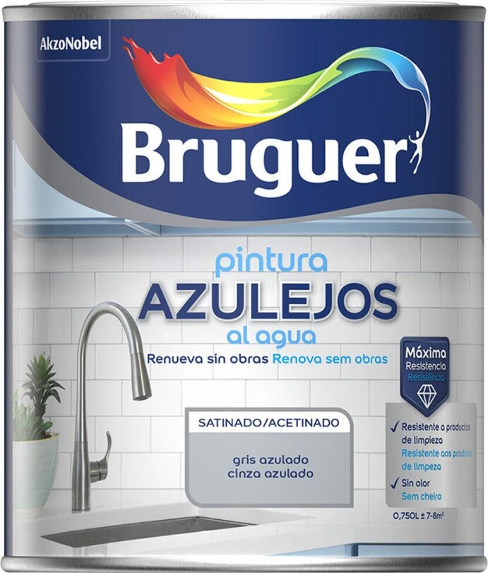Farbe Bruguer Grau 750 ml Fliesen und Kacheln S7926890