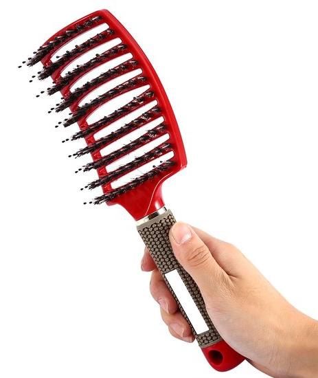 OEM Bohrborstel mit Griff - Wildschwein Haar, Rot 2026