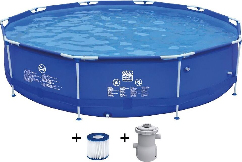 Wehncke Rámový bazén 360X76 cm modrý