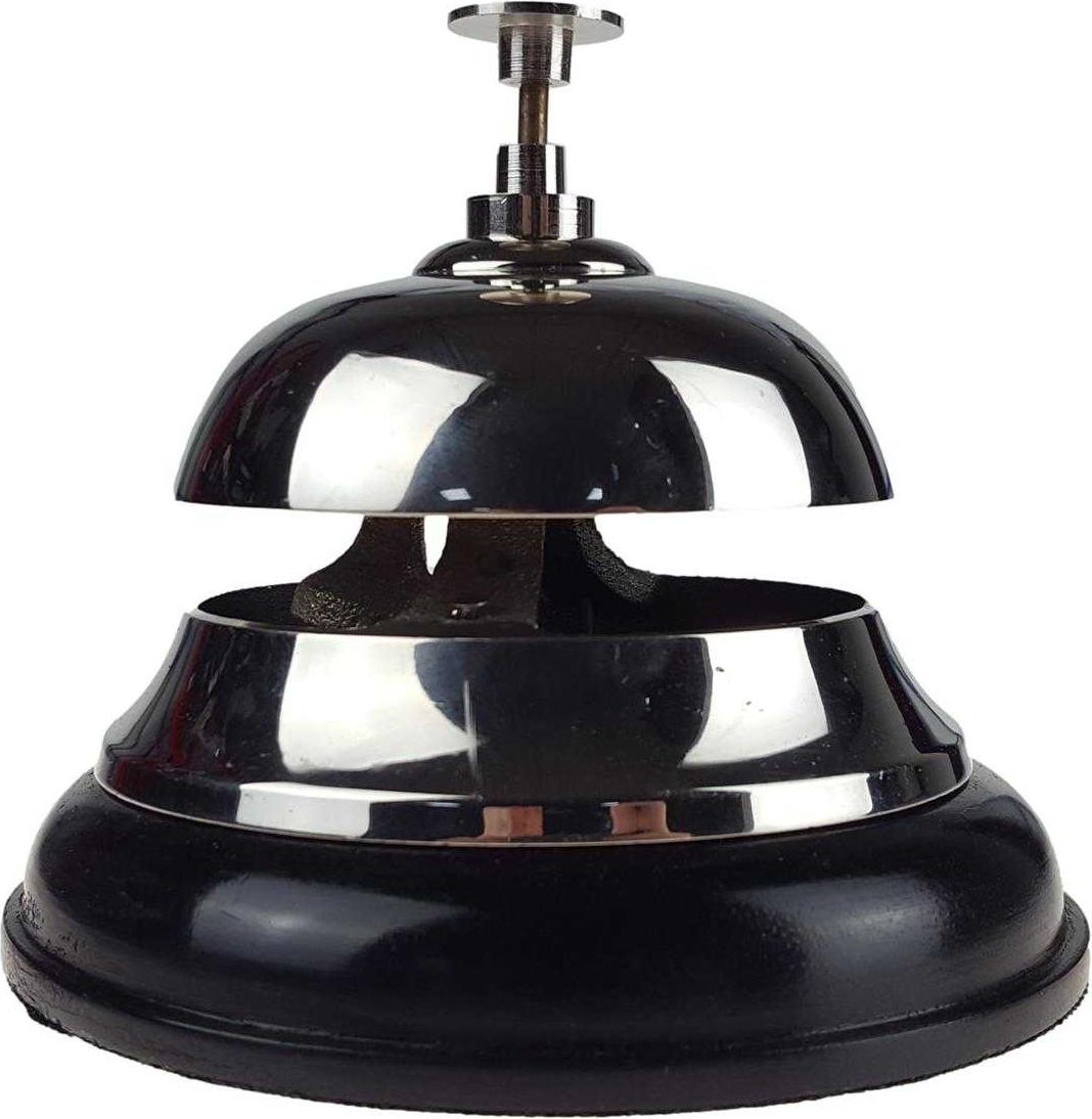 vianmo Tischklingel Hotelklingel Empfangsklingel Thekenklingel Messing vernickelt LA-47131