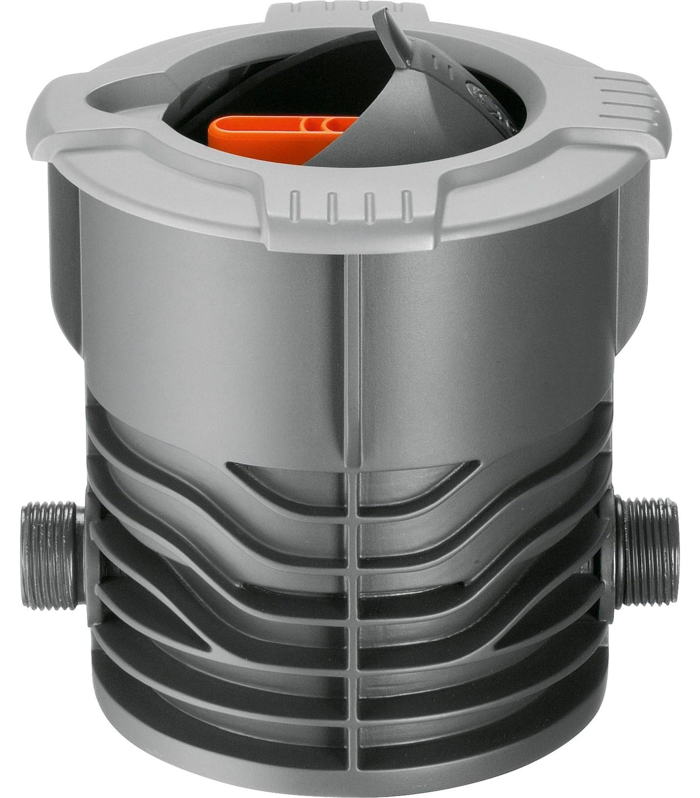 Gardena Regulier- und Absperrdose, Abschaltventil, Sprinkleranlage, Schwarz, 1 Stück(e) 02724-20